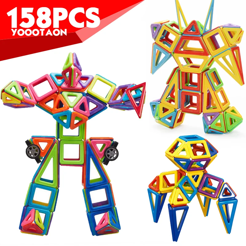 Mini 158pcs/lot Magnetic Models Building Blocks Construction Toys DIY 3D Magnetic Designer Learning Educational Bricks Kids Toys Mini 158pcs/lot Magnetic Models Building Blocks Construction Toys DIY 3D Magnetic Designer Learning Educational Bricks Kids Toys