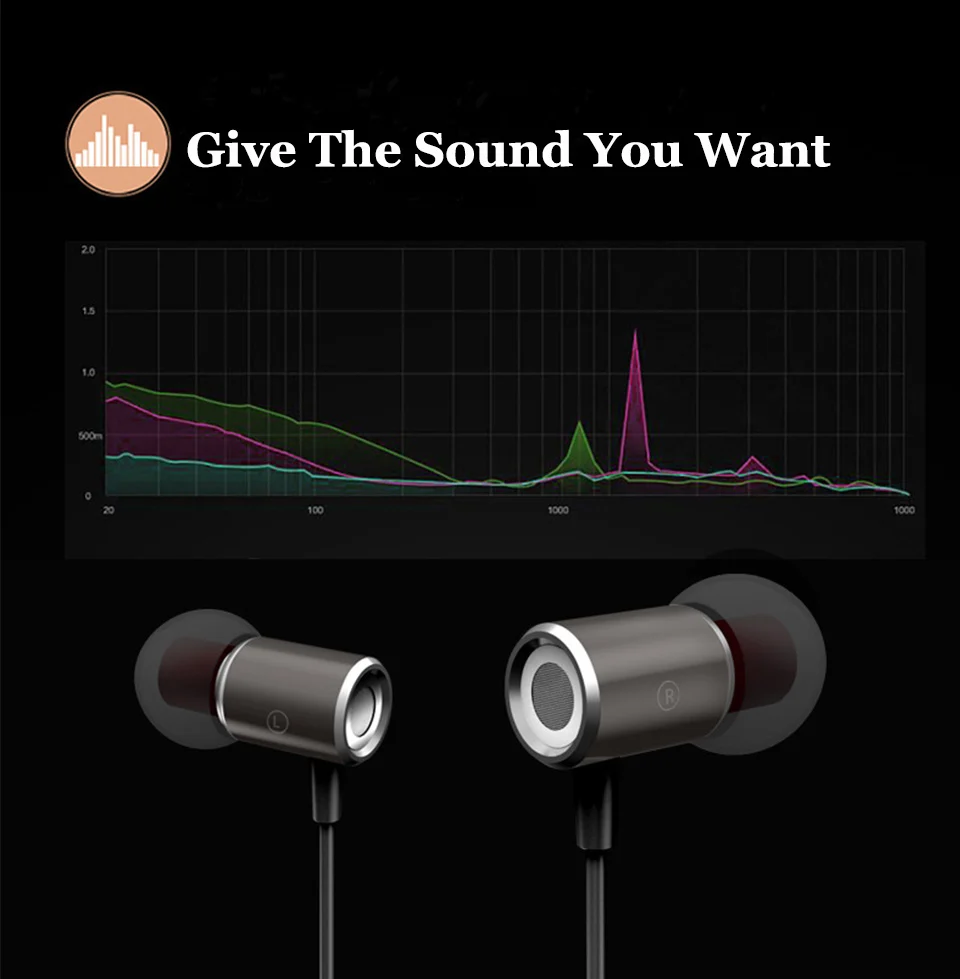 Sport Wired earphone for phone gaming headphones earphones in ear headphones bass with microphone for computer Magnetic  (6)