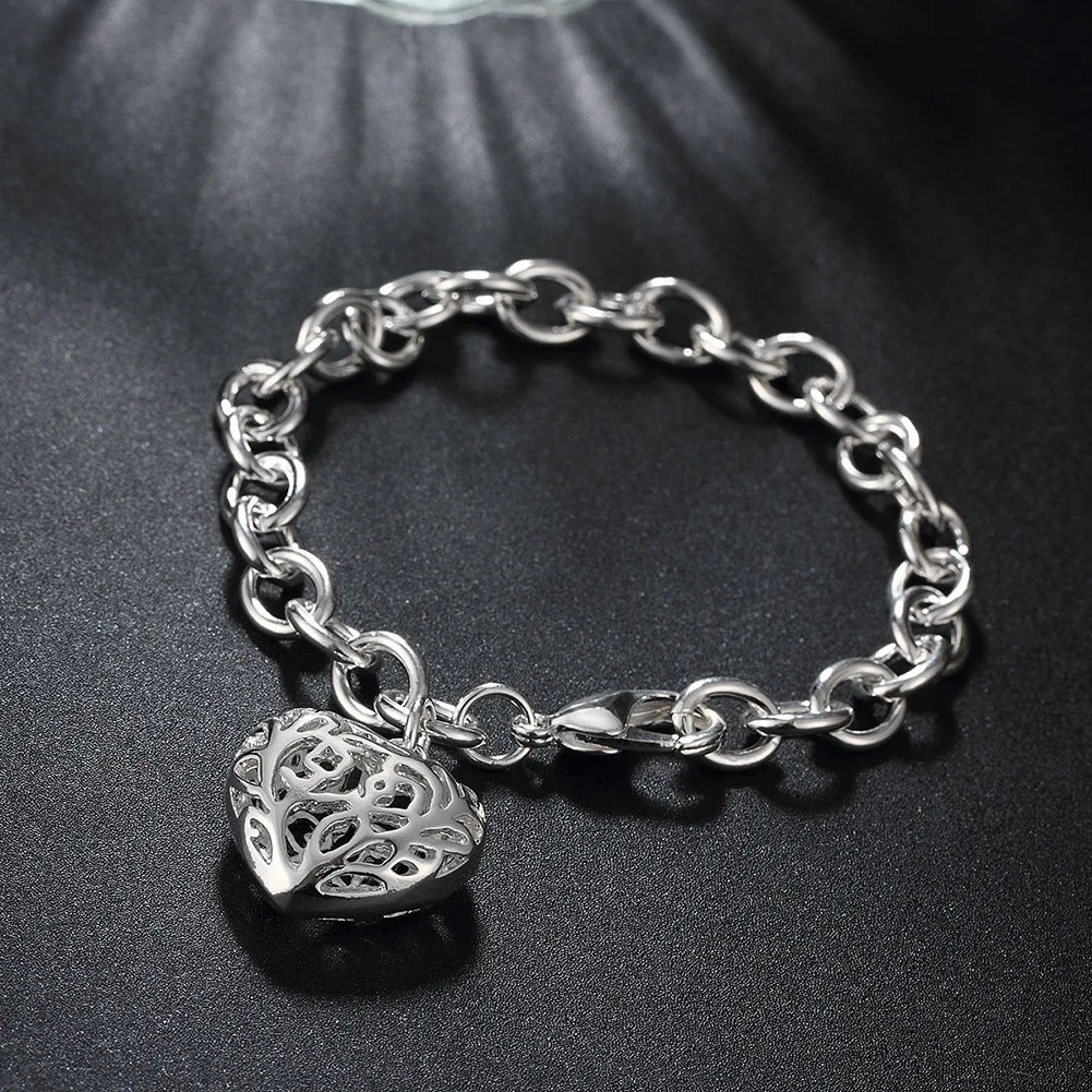 

Special Heart-shaped Pendant Bracelet Sexy Wedding Party Bizuteria Bracelet Wholesale To Jewelry Bangle Birthstone Jewelry Girls