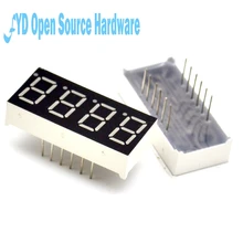 10 шт. 4bit 4 бит общий анод цифровая трубка 0,3" 0,36 дюймов красный светодиодный-значный 7-сегментный