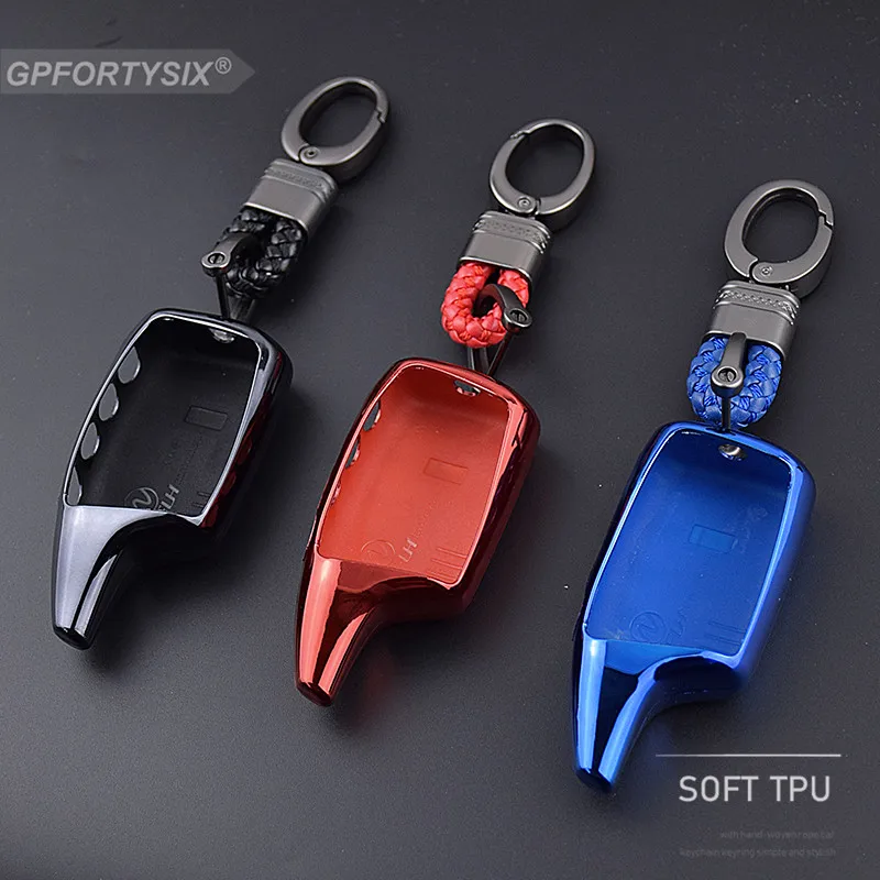 

M5 TPU Key Case Cover For Russian Two Way Car Alarm Scher-Khan M902F/M903F Magicar 5 6 LCD Car Remote Control Key Fob Key Shell