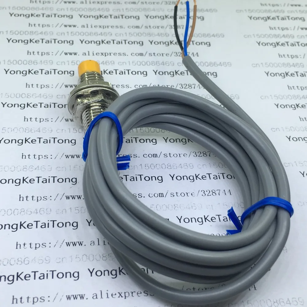 

5PCS/LOT LJ8A3-2-Z/AX Inductive Proximity Sensor NPN 3-wire NO diameter 8mm Proximity Switch