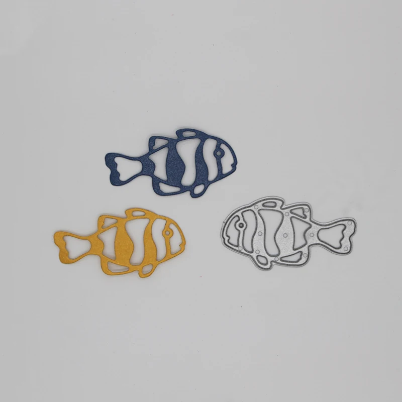 

Cute fish Metal Cutting Dies DIY Scrapbooking Album Decoration Embossing Paper Card Craft 48*26 mm