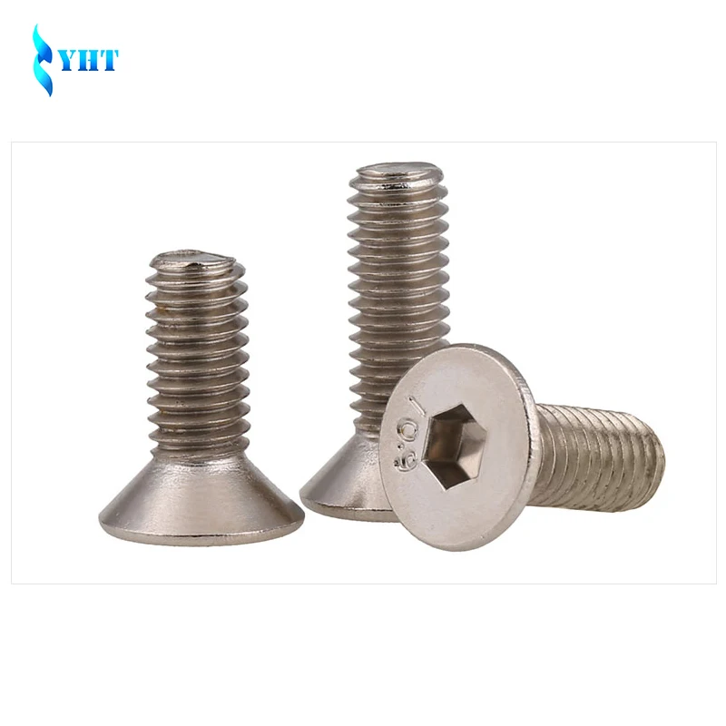 DIN7991 304 нержавеющая сталь M2 M2.5 M3 M4 M5 M6 шестигранные винты с потайным креплением