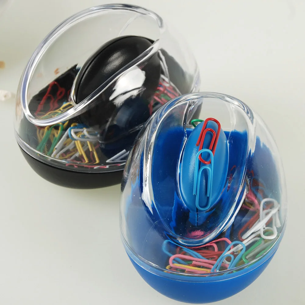 Clip Box Roller Magnetic Clip Seat Office Desktop Desk Accessories Office Stationery Office Supplies clip dispenser 6