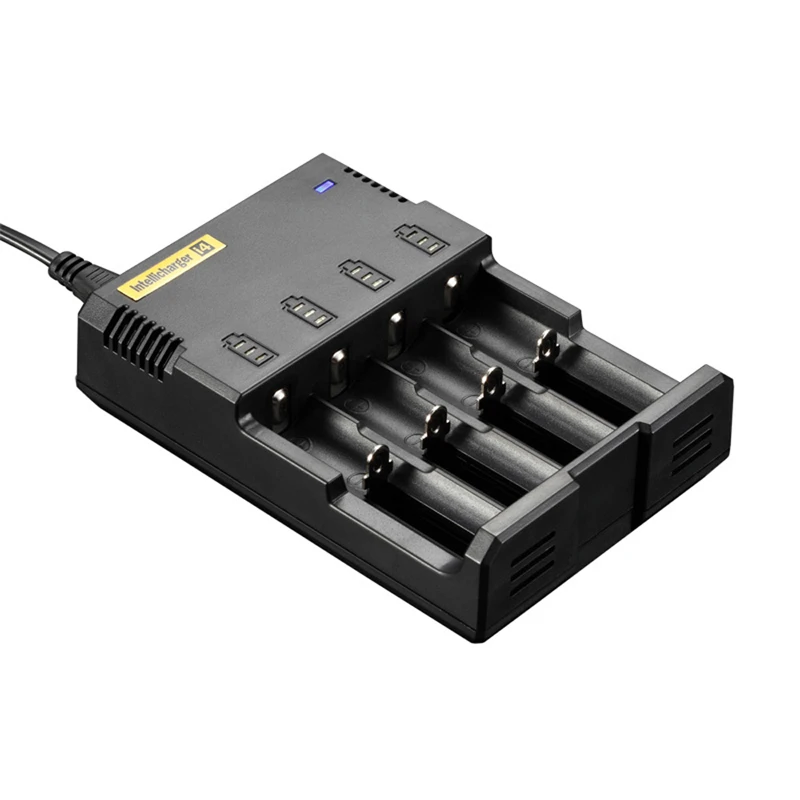 Новое универсальное зарядное устройство Nitecore i4x2 Intellicharge для li ion/NiMH RCR123A 26650 18650 AA/AAA
