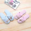 Drop shipping Women's Fuzzy Pink and light blue dog plush cotton Slippers slip on Dachshund plush slippers ► Photo 3/6