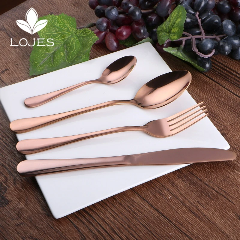 Rose-Gold-Titanium-Coating-Stainless-Steel-Cutlery-Set-Teaspoon-Dinner-Fork-Knife-Western-Tableware-Dinnerware-Kitchen
