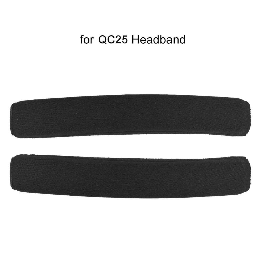Черный Замена Женский ободок на голову луч подушка для спокойствия и комфорта QC 25 QC25 наушники гарнитура черная кожа