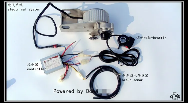 Sale 36V 350W/450W electric bike conversion kit bicycle center motor engine MTB mountain bike ebike 4