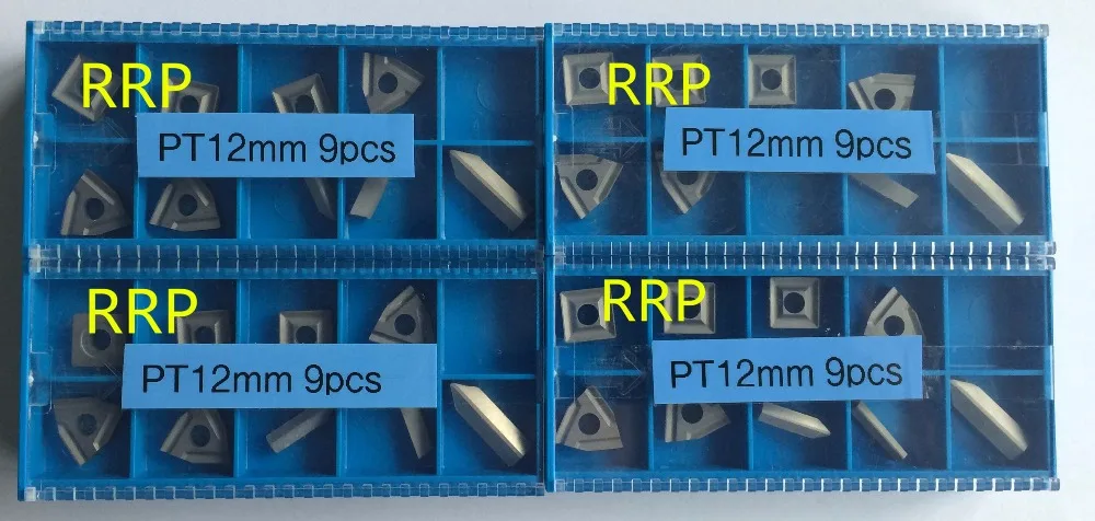 Free shipping Inserts 9pcs//set for 12mm indexable carbide turning tool set