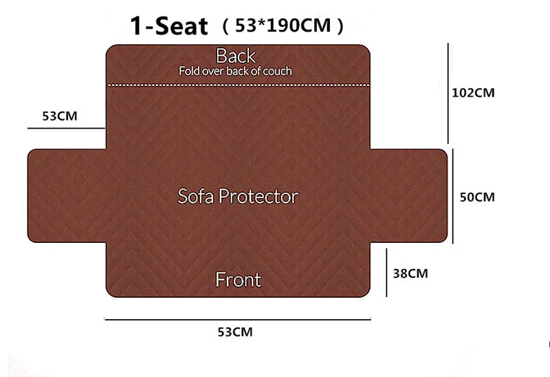 Водонепроницаемый чехол для дивана, стула, бросок для питомца, собаки, детский коврик, защита мебели, универсальный нескользящий съемный подлокотник, чехлы
