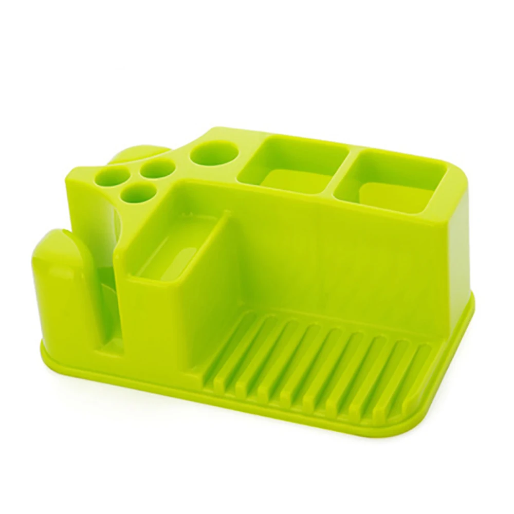 Пластиковый органайзер для зубной пасты для ванной комнаты держатель для зубной щетки мыльница прямоугольный держатель для хранения для чашек наборы для ванной комнаты