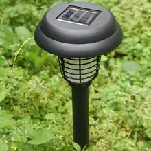 Новое поступление Солнечный СВЕТОДИОДНЫЙ УФ-лампа Жук Zapper вредитель от комаров насекомых электроубойка комаров для сада двора