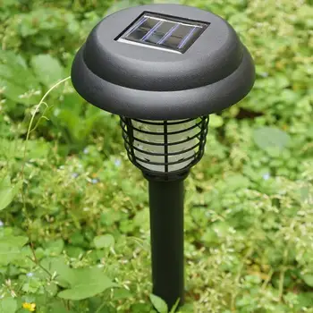 

new arrival Solar LED UV Lamp Light Bug Zapper Pest Insect Mosquito Killer anti mosquito For Garden Yard
