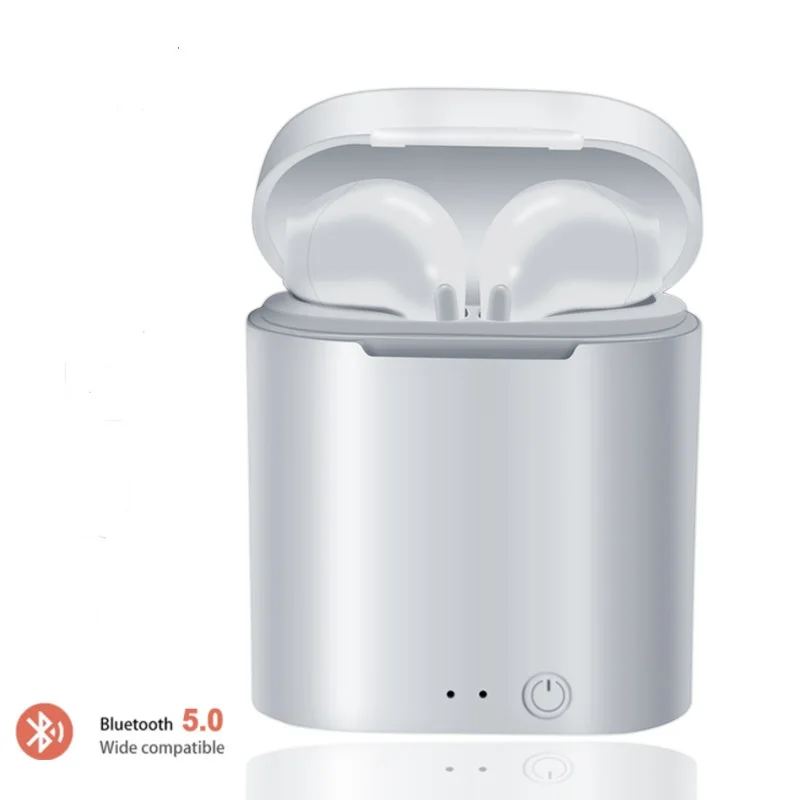 

i7s Tws Bluetooth Earphones Mini Wireless Earbuds Sport Hands free Earphone Cordless Headset with Charging Box for xiaomi Phone