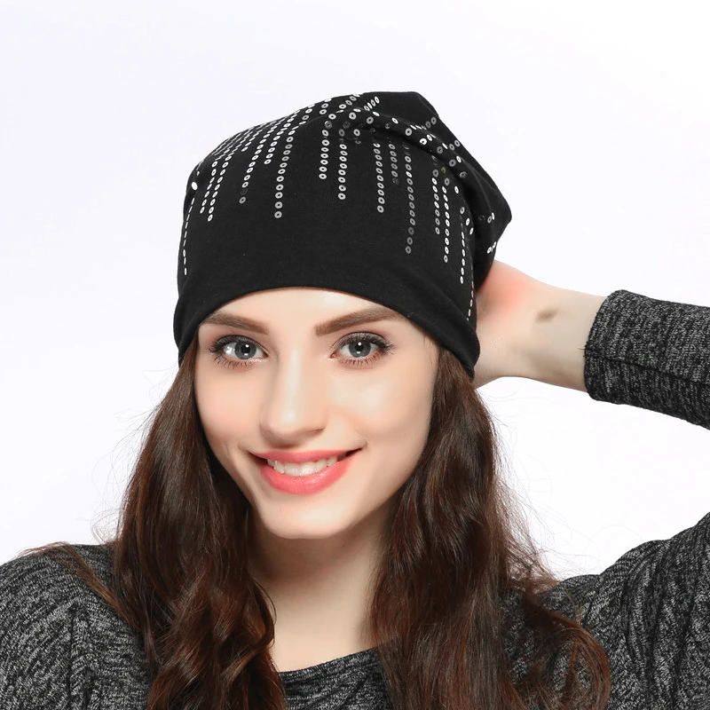

Women's hats spring cotton hats for women skullies beanies gorras knitting cap hip hop balaclava braid hat chapeau femme JS290
