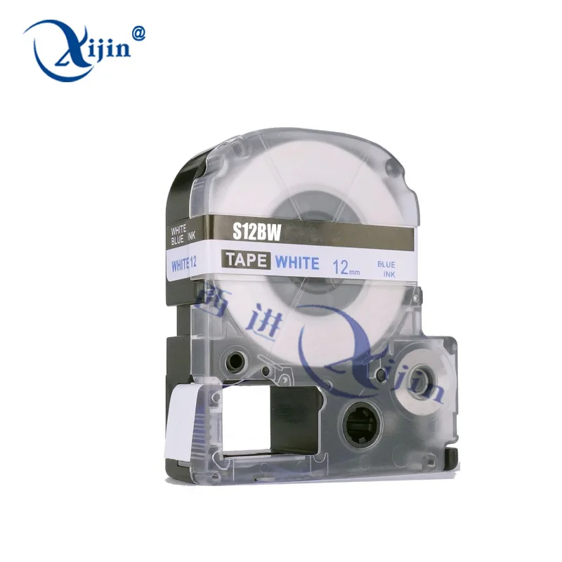 XIJIN 5pcs/lot Compatible For LC-4WLN Tape 12mm x 8m Blue Text on White LW-300 LW-400 Label Cassette | Компьютеры и офис
