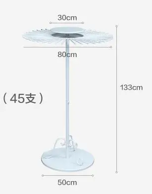 Scarf shelf. Floor display rack. Display shelves of silk scarves. Multi-functional circular rotating frame.063