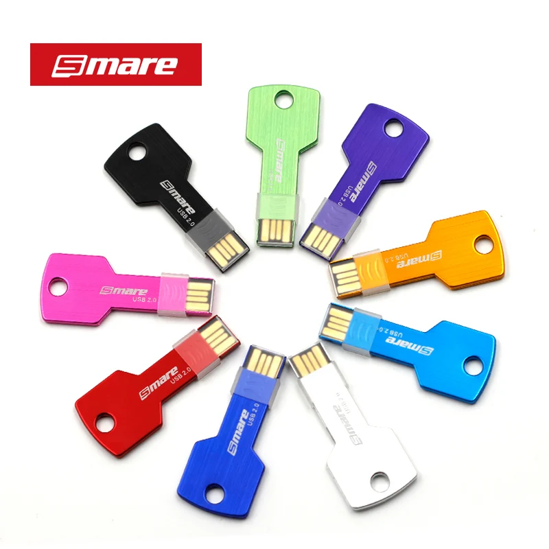 SMARE U6 ключ USB флешка 128 ГБ/64 ГБ/32 ГБ/16 ГБ/8 ГБ/4 ГБ накопитель флешки USB 2,0 Флешка Memory stick Логотип