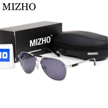 

MIZHO Brand Travel Pilot Polarized Sunglasses Men Night UV400 Stainless Steel IP Vacuum Plating Sun glasses Eyewear