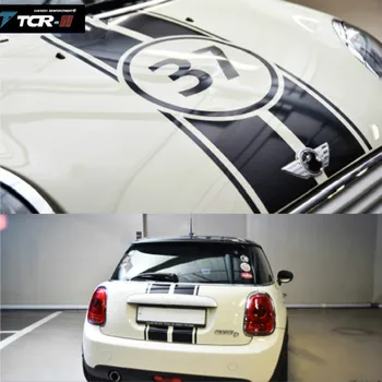 

37 Figure Customizable Car Hood and Trunk Door DIY Sticker for Mini Cooper Clubman Countryman Hardtop R55 R56 R60 R61 F55 F56