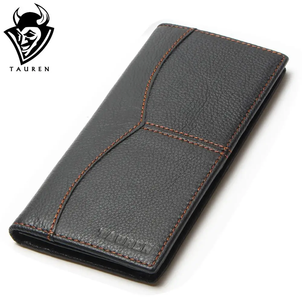 Busniess Man Style Vintage Large Capacity Long Wallet Purse 100