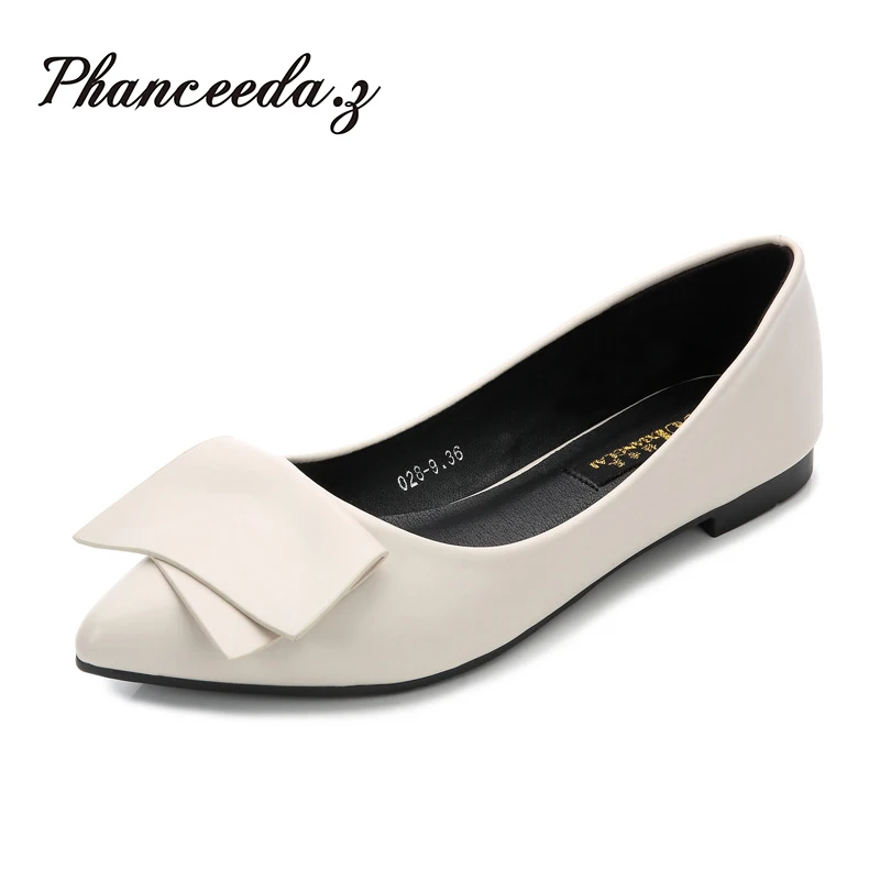 En Ligne Nouveau 2018 Chaussures Femme Appartements Dames Chaussures Chaussures Pour Femmes Top Casual Travail Mocassins Chaussures Pantoufles Livraison gratuite Plus La Taille 5 10