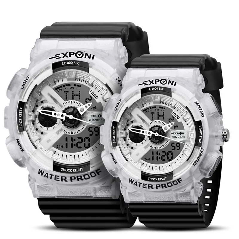 

Luxury Brand Sport Watch Men Women LED Analog Digital Watch Waterproof Army Military Watches Couple Casual Quartz Wristwatch