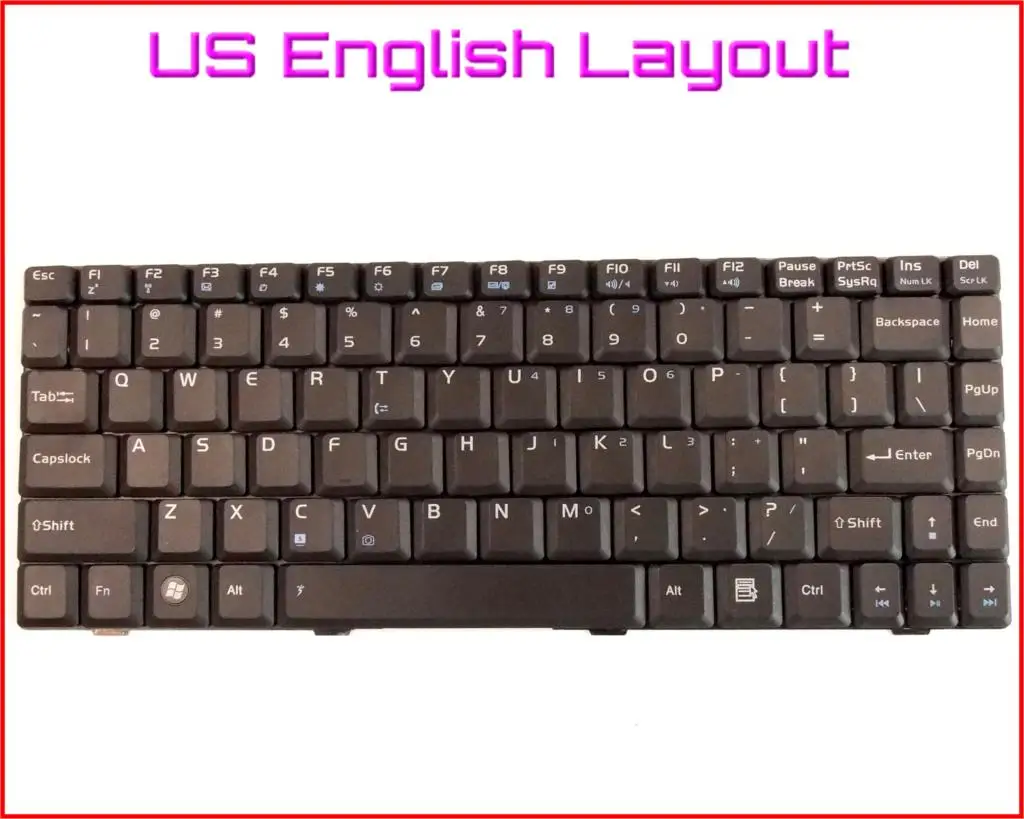  New Keyboard US English Version for ASUS F6 F6V F6VE F6A F6E F6H F6S PC X20 X20E X20S X20Sg Laptop