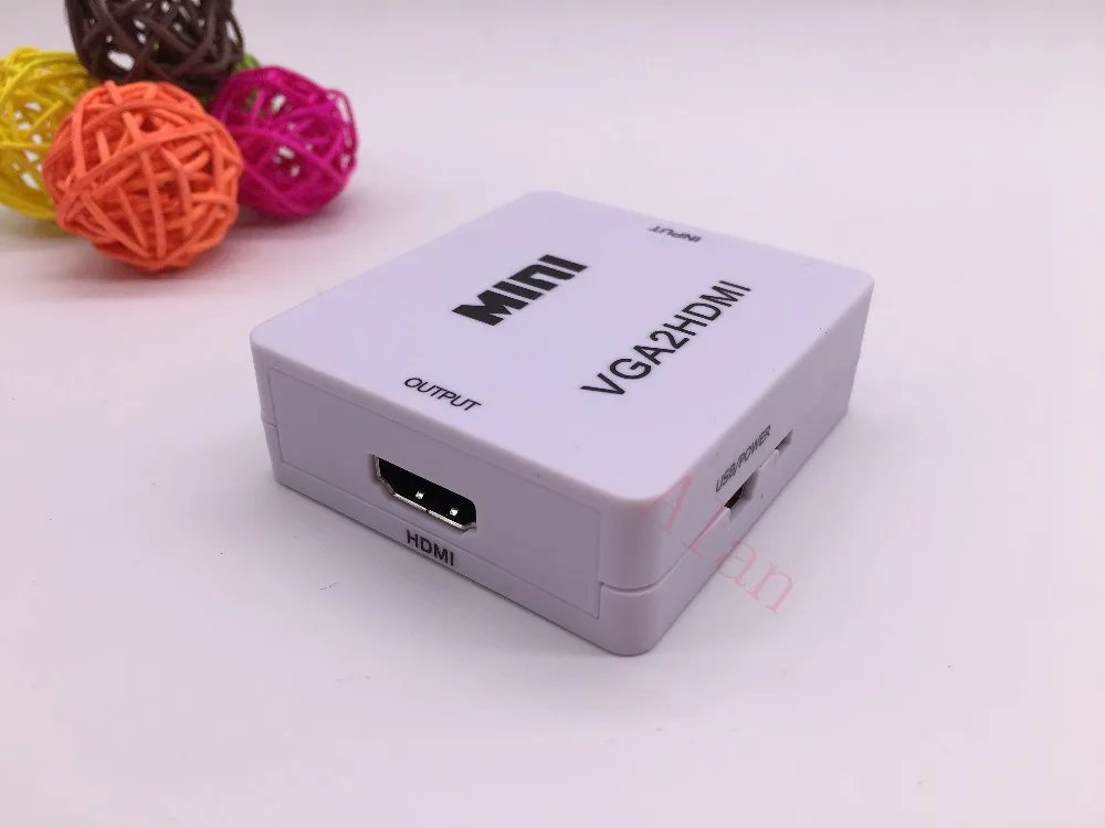 

VGA to HDMI Cable HDMI Male to VGA RGB Female HDMI to Analog VGA Video Audio Converter Adapter Cables HD 1080P for PC Laptop