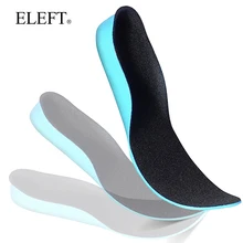Insoles height increase 2 3 cm up arch support orthopedic inserts foot care EVA elevator insole black for women men shoes 1 pair