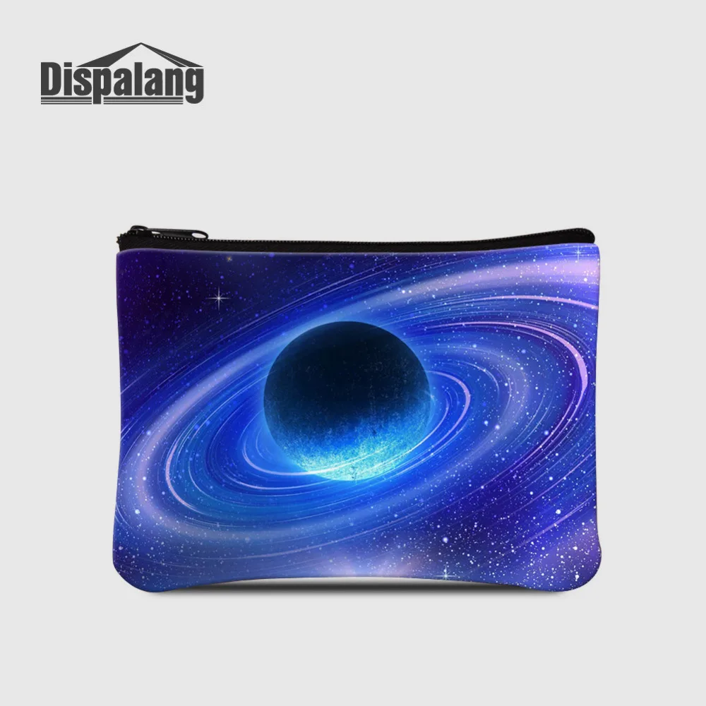 

Dispalang Small Women Wallets Universe Space Galaxy Stars Kids Coin Purse Mini Change Purses Card Bags Cute Coin Wallets