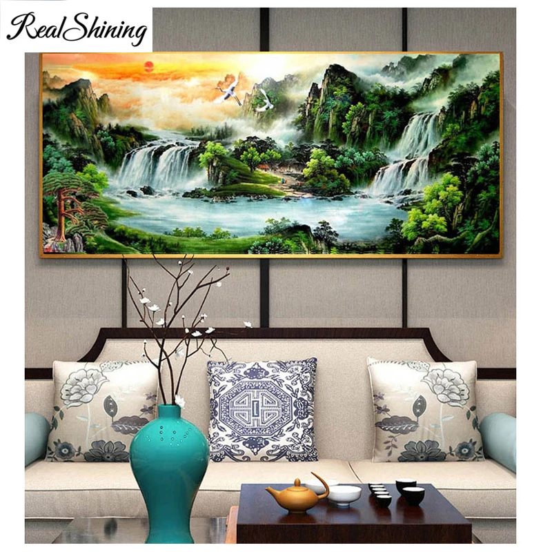 China mountain waterfall natural scenery 999