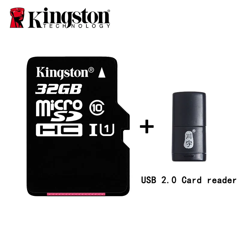 Карта памяти kingston C10, 16 ГБ, 32 ГБ, 64 ГБ, 128 ГБ, 8 ГБ, карта Micro SD, mciroSDHC, UHS-I, U1, карта Microsd, класс 10, карта памяти TF - Емкость: 32G-C286