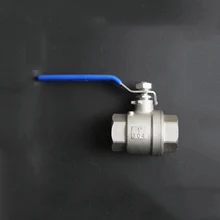 " BSP внутренней резьбой полнопроходной 304 Нержавеющая сталь из 2 предметов шаровой кран для воды нефть и газ