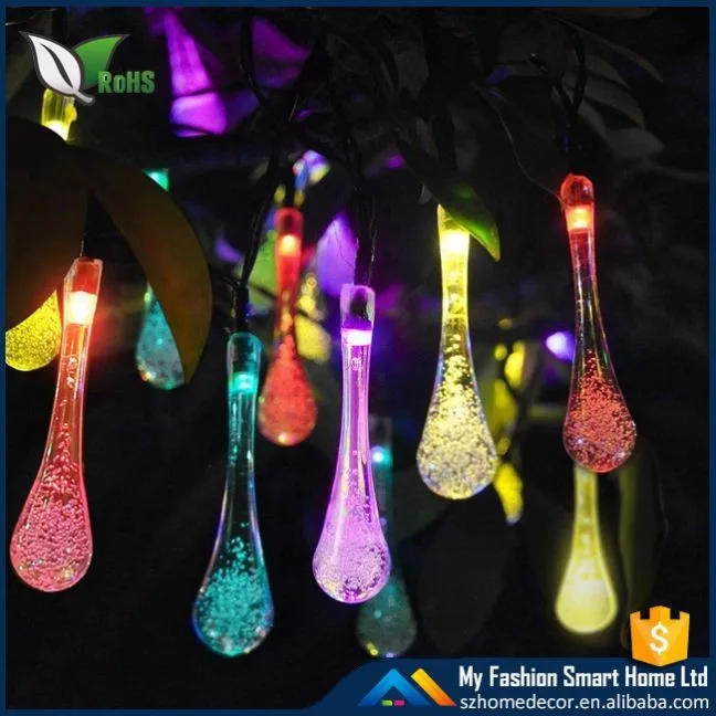 Sunniemart 4 8 м Открытый Солнечный 20LED Фея свет шнура для Свадебная вечеринка Сад