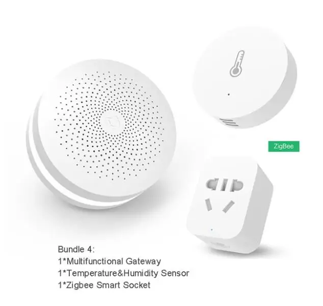 Xiaomi умный дом Комплект шлюз двери окна датчик человеческого тела датчик беспроводной переключатель многофункциональные умные устройства наборы - Цвет: Белый