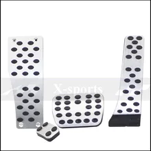car accessories font b Interior b font Parts brake pedal Aluminum original position for mercedes Benz
