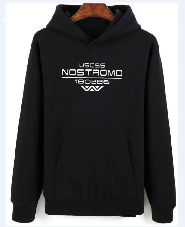 

Hoodies Sweatshirts Long Sleeve Men's Pullover thicken zipper Alien WEYLAND CORP USCSS 180286 Starship
