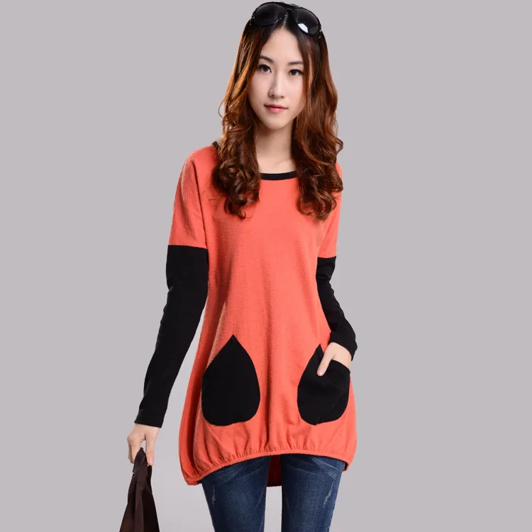 Free shipping winter dress2013 fall and clothes brand new Korean temperament was thin cotton long-sleeved dress ladies pe | Женская