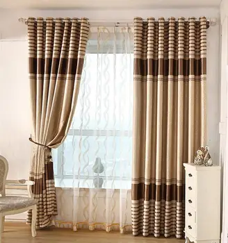 

1pcs New Curtains for Windows Drapes European Modern Elegant Noble Printing Shade Curtain For Living Room Bedroom 70% shade