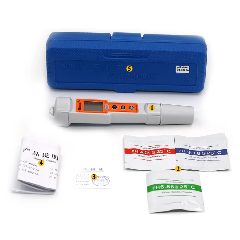 CT6021A/CT3030/CT6322/CT6821 Портативный ЖК-цифровой рН-метр 0-14PH ручка солености метр качество воды измерения солености детектор