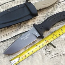 Открытый нож с фиксированным лезвием с лисой D2 лезвие G10 Ручка для выживания тактический нож утилита Прямые ножи спасательные инструменты для кемпинга EDC