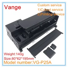 2 шт/партия PLC промышленные коробки управления diy 80*62*195 мм ABS пластиковые аппараты корпуса проекта Корпус для клеммного блока