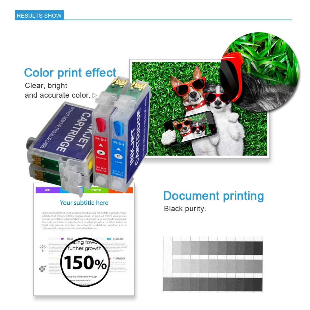 T1711 Refillable патрон чернил для принтера Epson Expression Home XP-103 XP-203 XP-207 XP-313 XP-413 XP-406 XP-306 принтер с ARC чипы