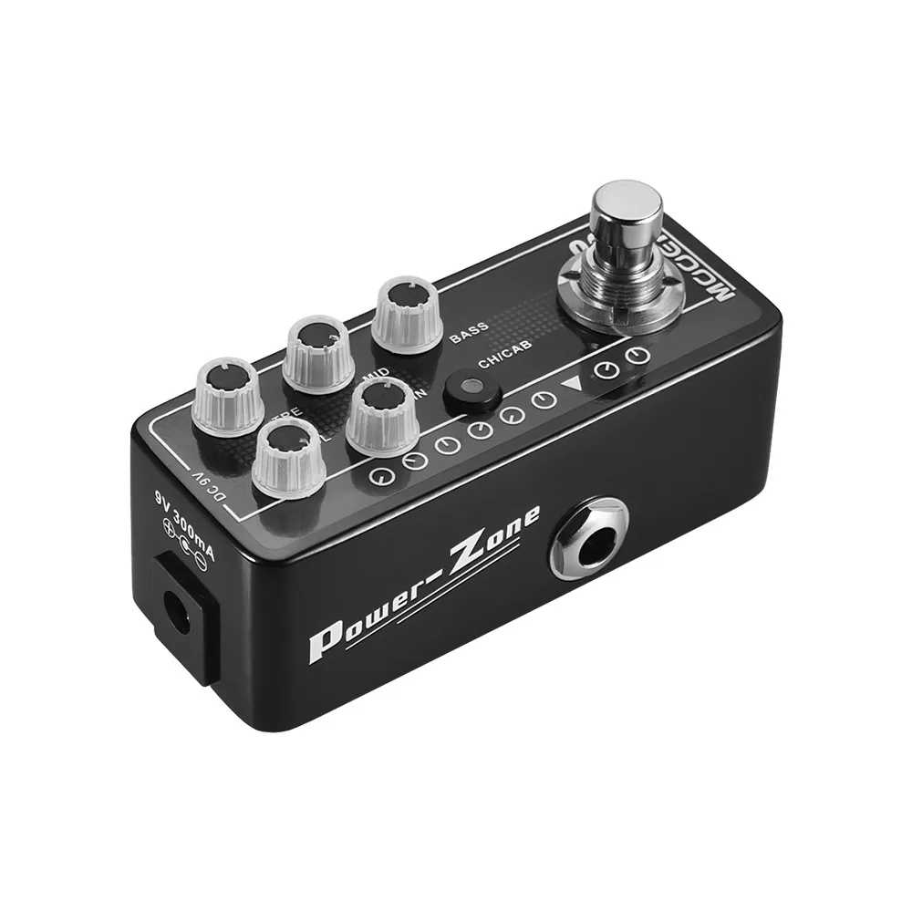 MOOER MICRO PREAMP Series 003 power-Zone в американском стиле с высоким коэффициентом усиления Цифровой Предварительный усилитель педаль гитарного эффекта True Bypass