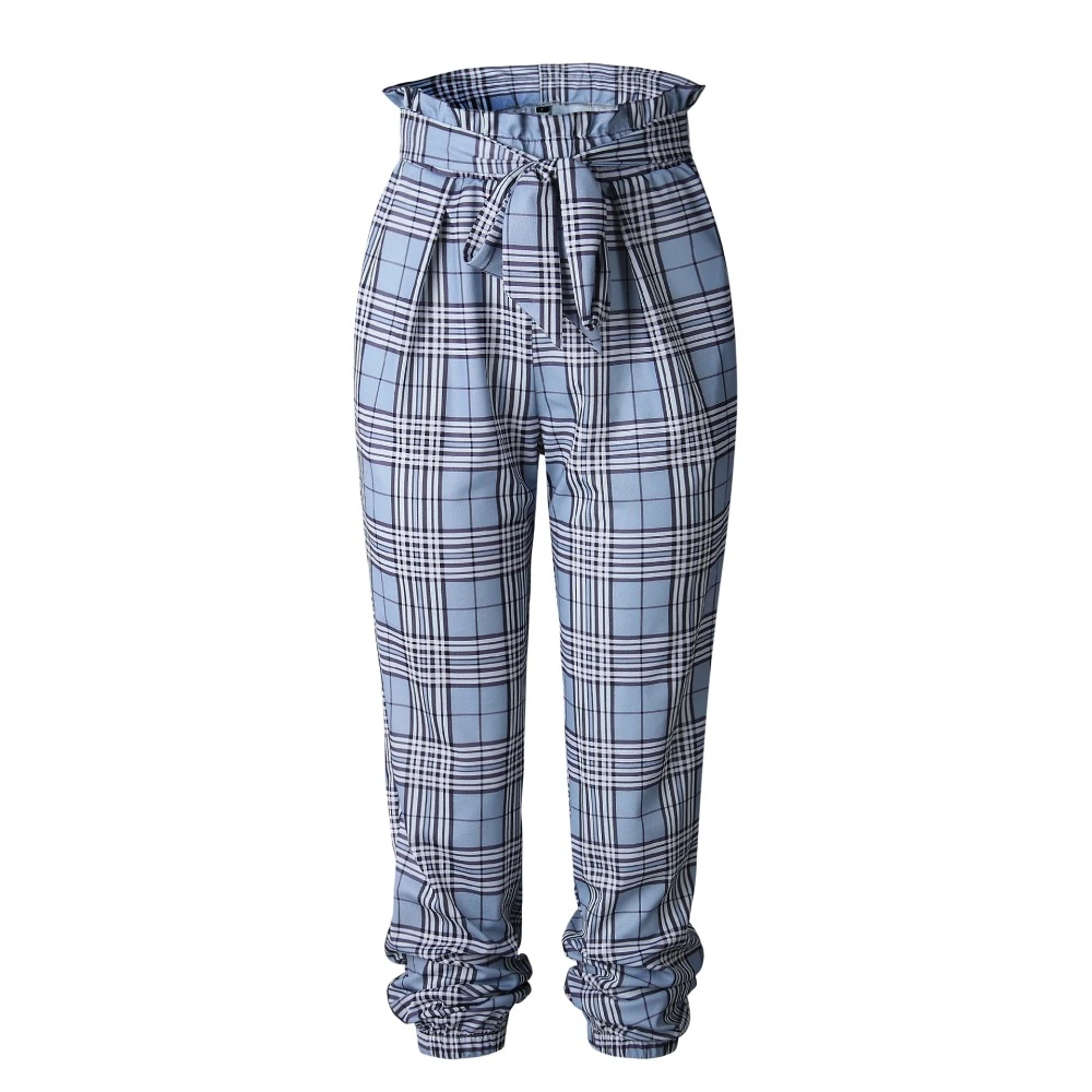 checkered pants plus size