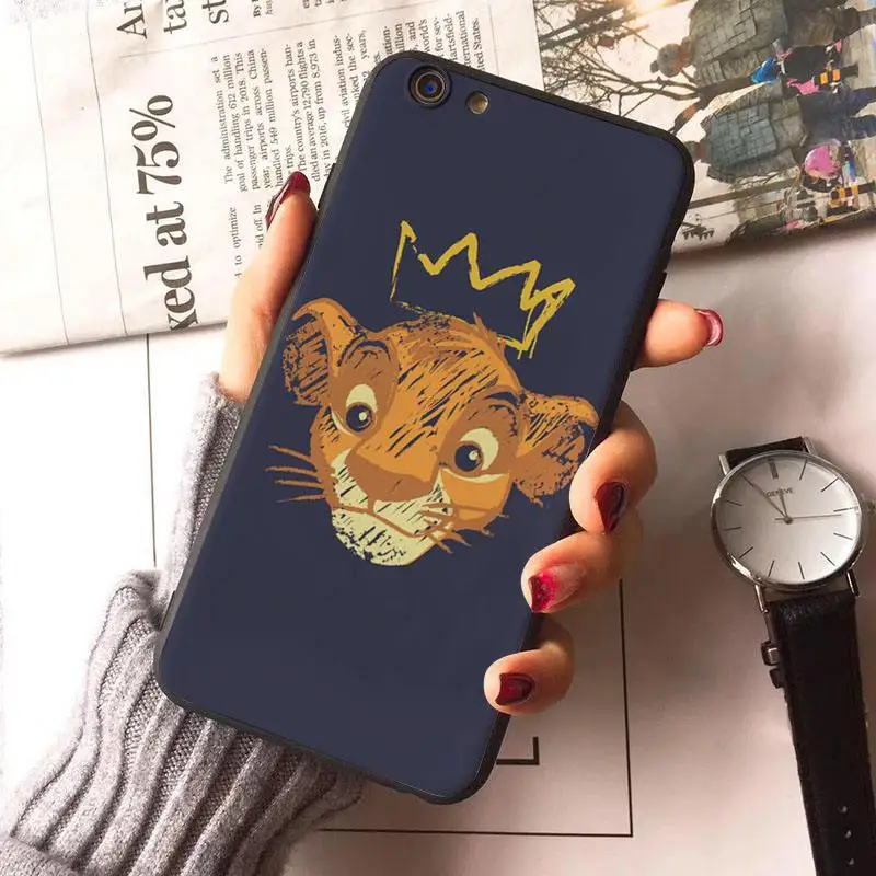 MaiYaCa Король Лев чехол для iphone X XR XS Max 8 8plus 7 7plus Аксессуары для сотовых телефонов для iphone 6s 6s Plus 6 6plus 5S - Цвет: 7