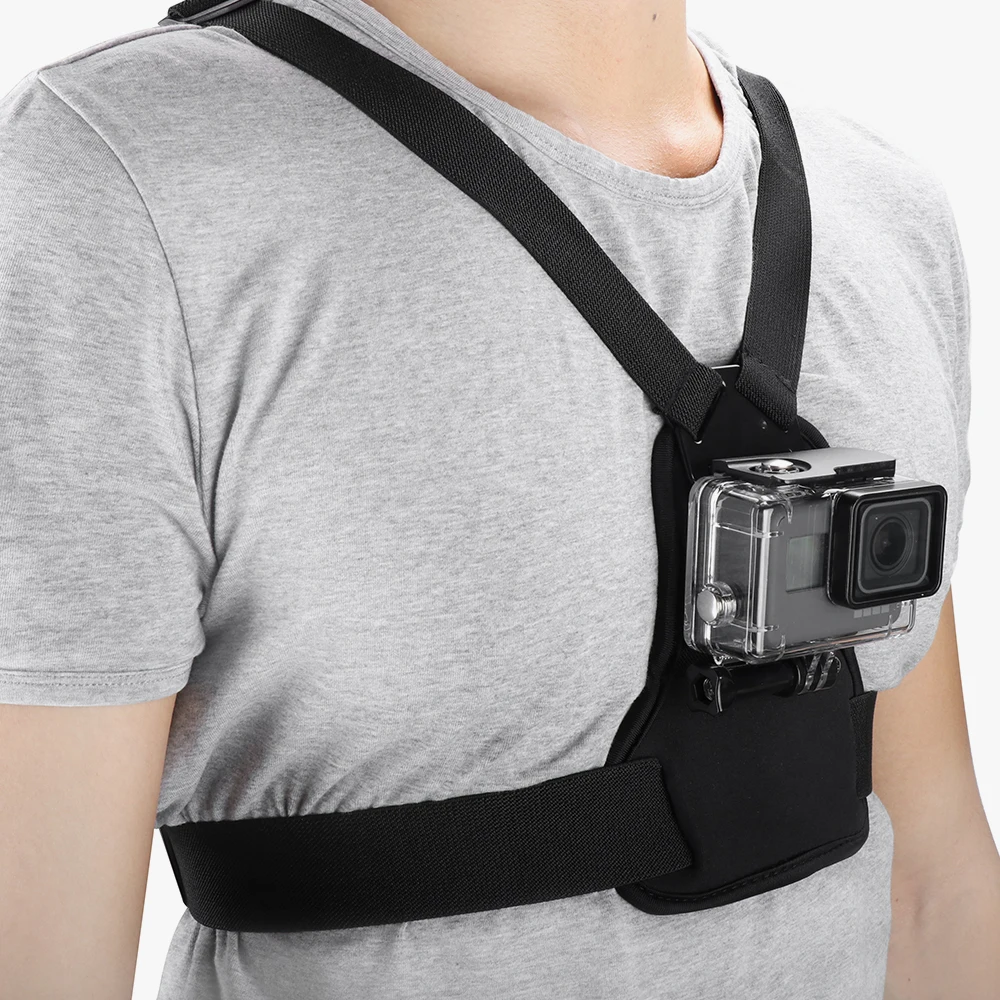 Аксессуары Vamson для Go Pro эластичный нагрудный ремень крепление на грудь Gopro Hero 8 7 6 5